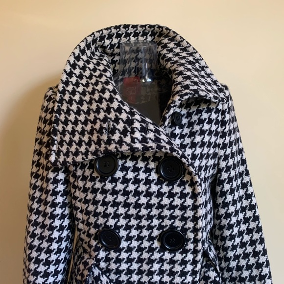 ESPRIT Double Breasted Houndstooth Peacoat - Picture 6 of 12